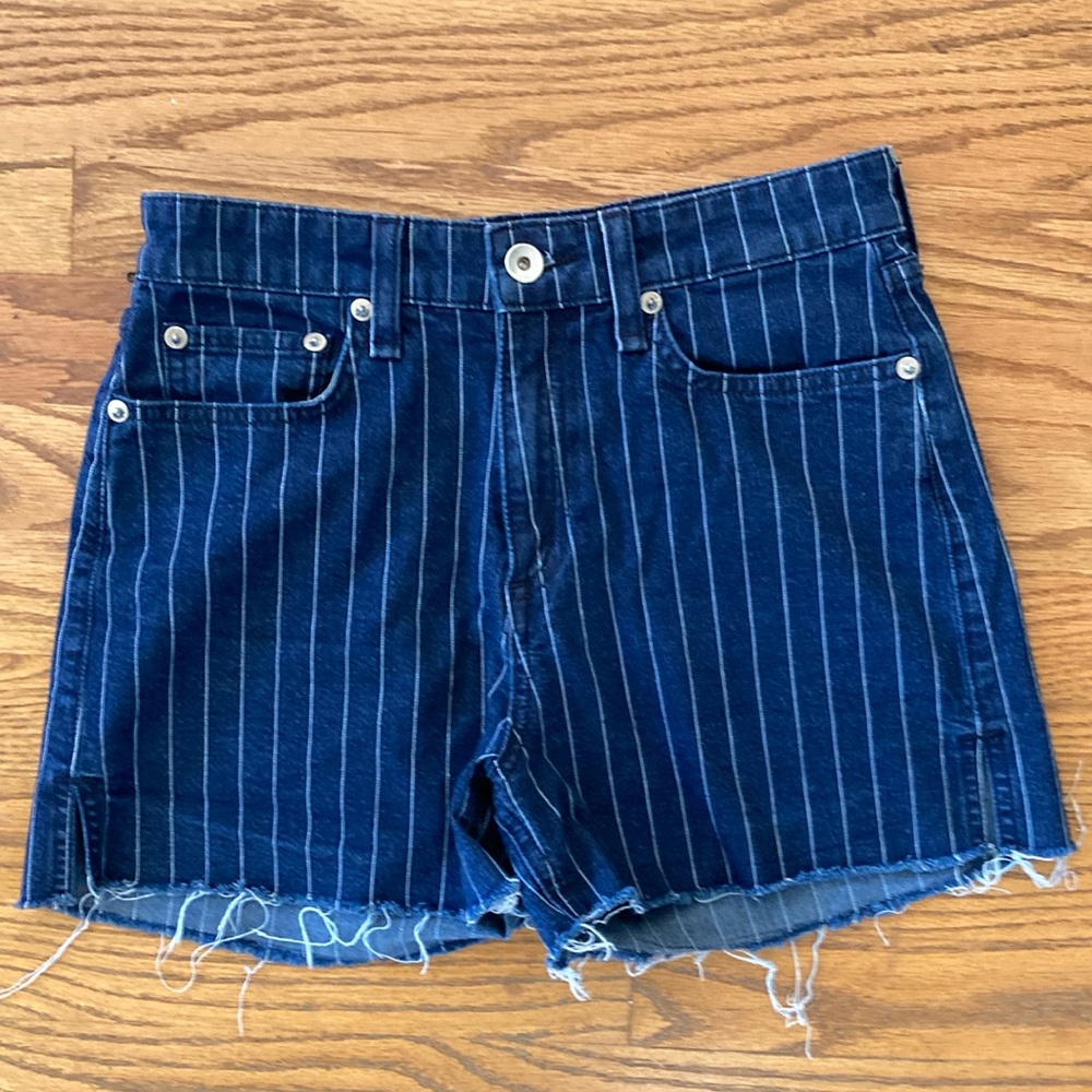 Rag & Bone Nina High-Rise Denim Shorts